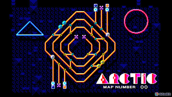 カラフルなプラネットをゴールへ導くパズルゲーム「EGGコンソール アークティック PC-8801mkIISR」が配信！の画像