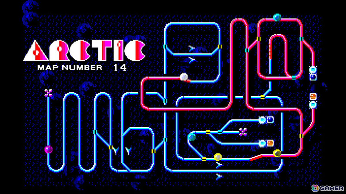 カラフルなプラネットをゴールへ導くパズルゲーム「EGGコンソール アークティック PC-8801mkIISR」が配信！の画像2