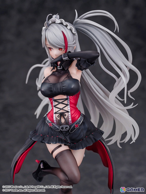「アズレン」プリンツ・オイゲンのLive2D着せ替え「この夜に酔いしれ」が1/7スケールフィギュアに！ワイングラスを隠し持つ悪戯なポーズで立体化の画像