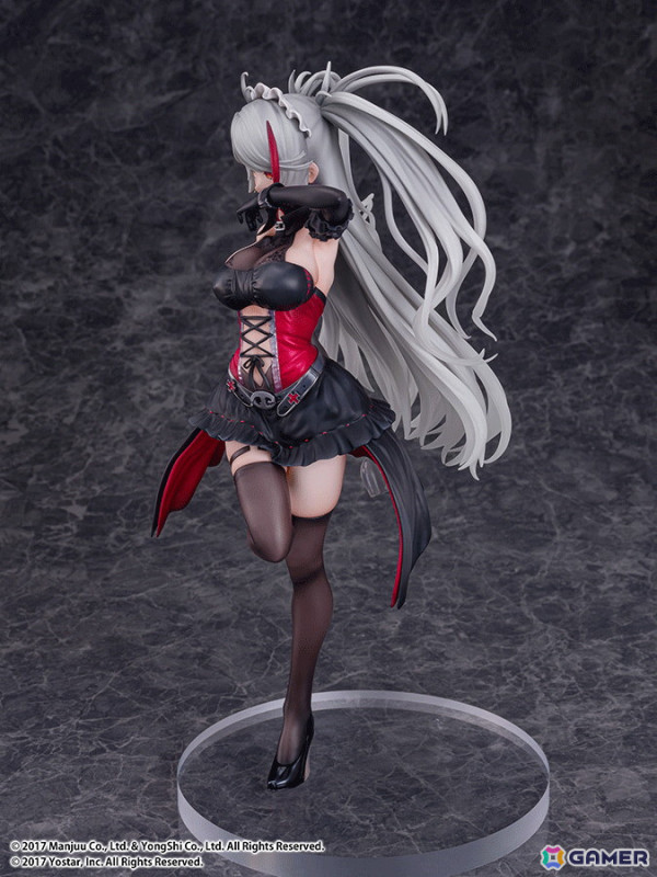 「アズレン」プリンツ・オイゲンのLive2D着せ替え「この夜に酔いしれ」が1/7スケールフィギュアに！ワイングラスを隠し持つ悪戯なポーズで立体化の画像