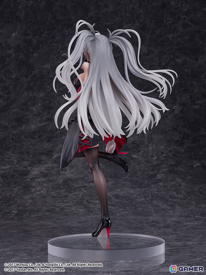 「アズレン」プリンツ・オイゲンのLive2D着せ替え「この夜に酔いしれ」が1/7スケールフィギュアに！ワイングラスを隠し持つ悪戯なポーズで立体化の画像10