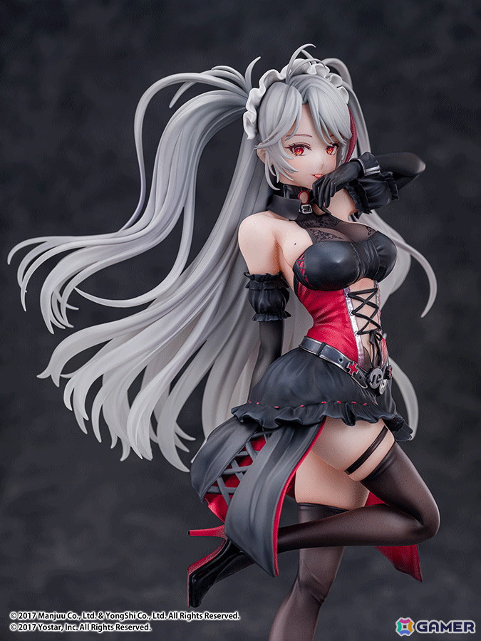 「アズレン」プリンツ・オイゲンのLive2D着せ替え「この夜に酔いしれ」が1/7スケールフィギュアに！ワイングラスを隠し持つ悪戯なポーズで立体化の画像12