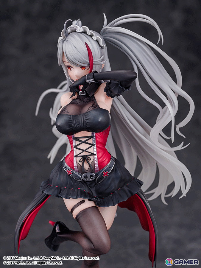 「アズレン」プリンツ・オイゲンのLive2D着せ替え「この夜に酔いしれ」が1/7スケールフィギュアに！ワイングラスを隠し持つ悪戯なポーズで立体化の画像14