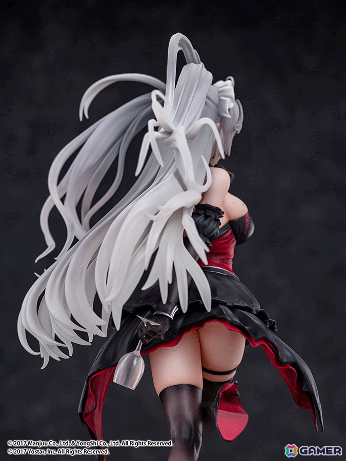 「アズレン」プリンツ・オイゲンのLive2D着せ替え「この夜に酔いしれ」が1/7スケールフィギュアに！ワイングラスを隠し持つ悪戯なポーズで立体化の画像15