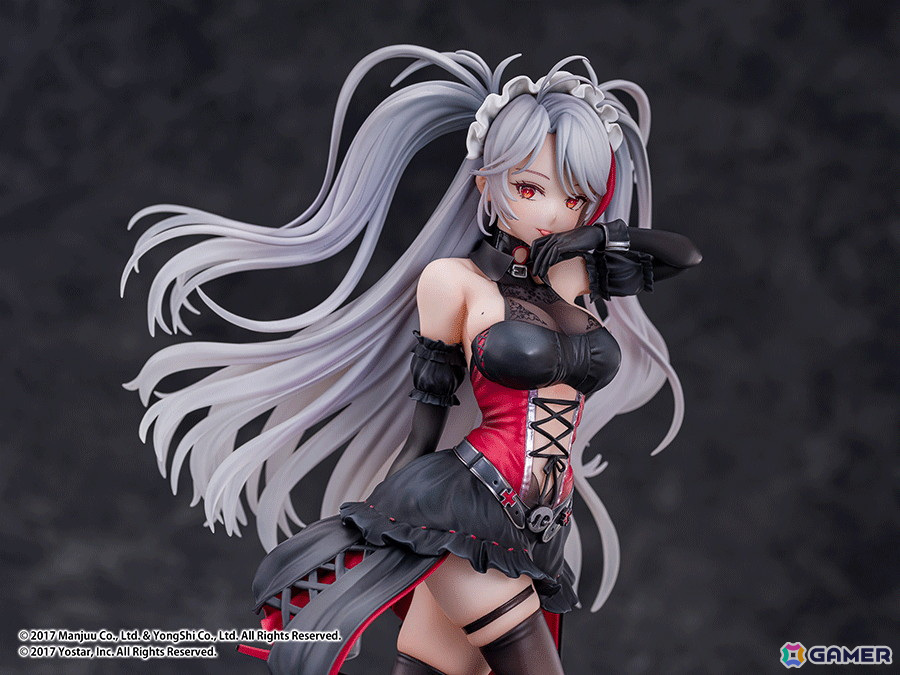 「アズレン」プリンツ・オイゲンのLive2D着せ替え「この夜に酔いしれ」が1/7スケールフィギュアに！ワイングラスを隠し持つ悪戯なポーズで立体化の画像