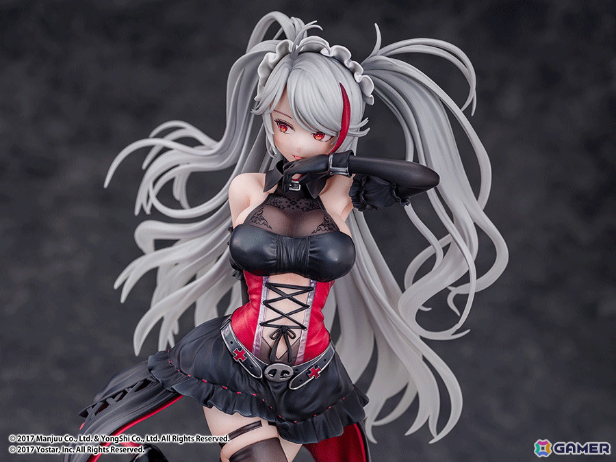 「アズレン」プリンツ・オイゲンのLive2D着せ替え「この夜に酔いしれ」が1/7スケールフィギュアに！ワイングラスを隠し持つ悪戯なポーズで立体化の画像