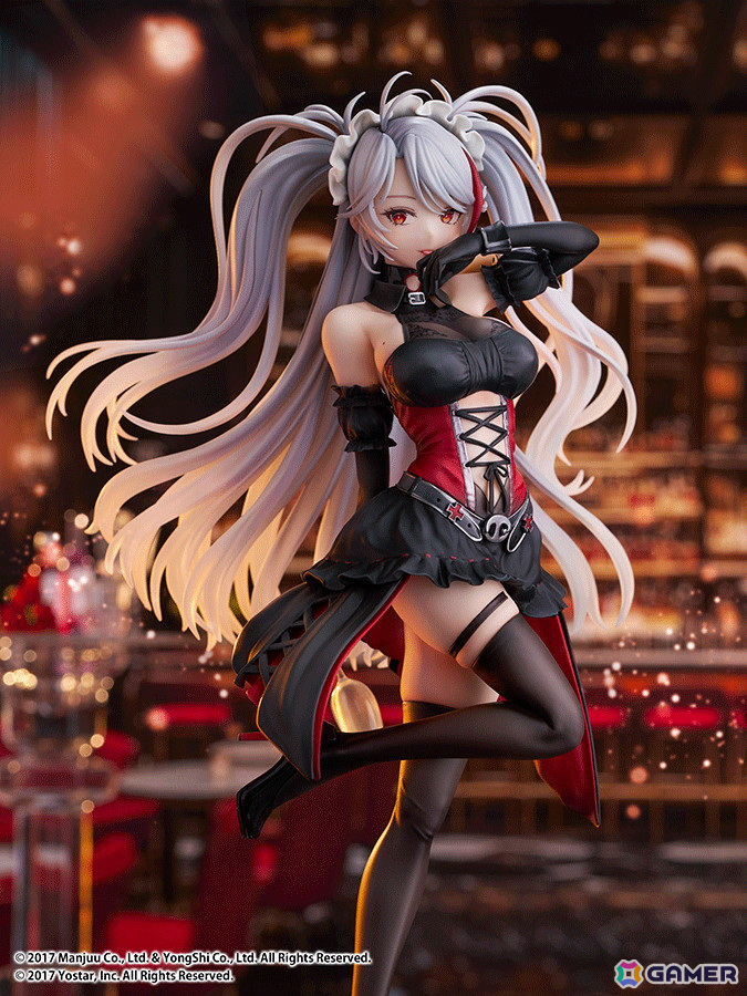 「アズレン」プリンツ・オイゲンのLive2D着せ替え「この夜に酔いしれ」が1/7スケールフィギュアに！ワイングラスを隠し持つ悪戯なポーズで立体化の画像2