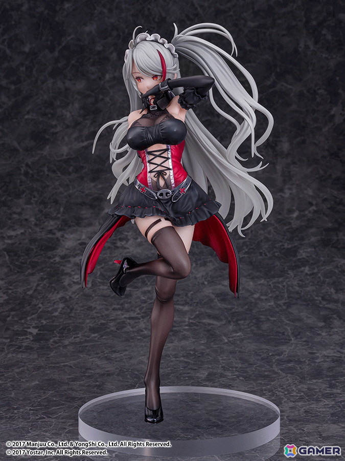 「アズレン」プリンツ・オイゲンのLive2D着せ替え「この夜に酔いしれ」が1/7スケールフィギュアに！ワイングラスを隠し持つ悪戯なポーズで立体化の画像8