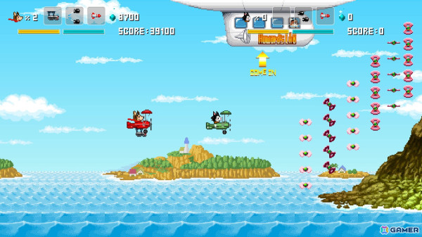可愛いドット絵とシリアスな物語を楽しめるレトロ風横スクロールシューティング「ホーギーヒュー with フレンズ」のSteam版が2月下旬に配信!の画像