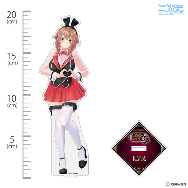 バニーガーデン」花奈、凜、美羽香の後ろ姿まで見られる両面アクリル