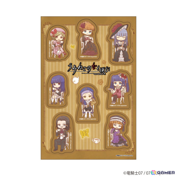 「うみねこのなく頃に」コラボカフェが3月22日に開催！“ティータイム”がコンセプトの描き下ろしイラスト＆レトロアート使用の新作グッズもの画像19
