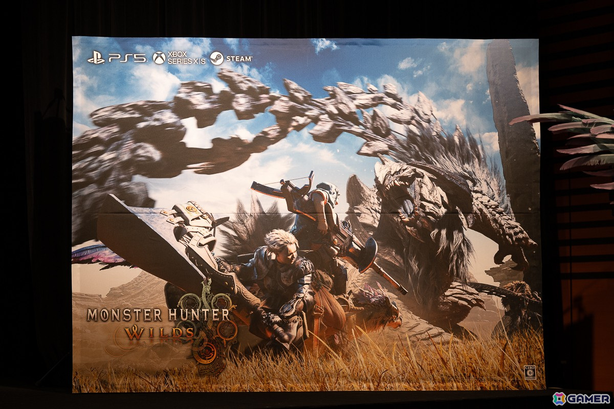 「モンスターハンターワイルズ」メディア発表会レポート！山田裕貴さんが報道陣の前でアルシュベルドとヌ・エグドラの狩猟にチャレンジの画像
