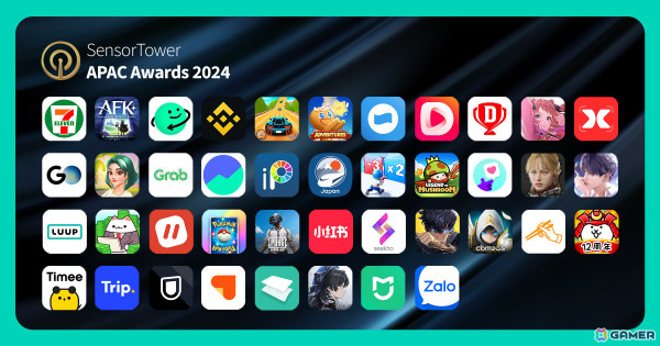 Sensor Tower APAC Awards 2024の受賞タイトルが発表！ベストシミュレーションゲームを「学マス」、ベストグローバルローンチゲームを「ポケポケ」が受賞の画像1