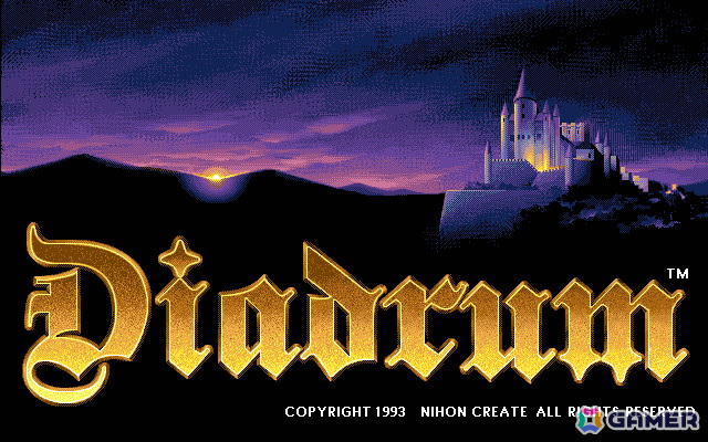 「ディアドラム（PC-9801・Windows11対応版）」が「プロジェクトEGG」で配信！剣と魔法、モンスターたちが織り成すファンタジー・シミュレーションの画像