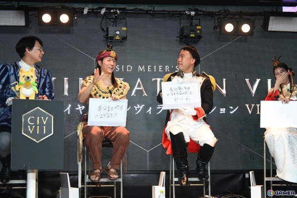 「シドマイヤーズ シヴィライゼーションVII」発売記念イベントをレポート！偉人に扮したコロチキ、ヒロユキMc-IIさん、阿部なつきさん、ルー大柴さんが登場の画像5