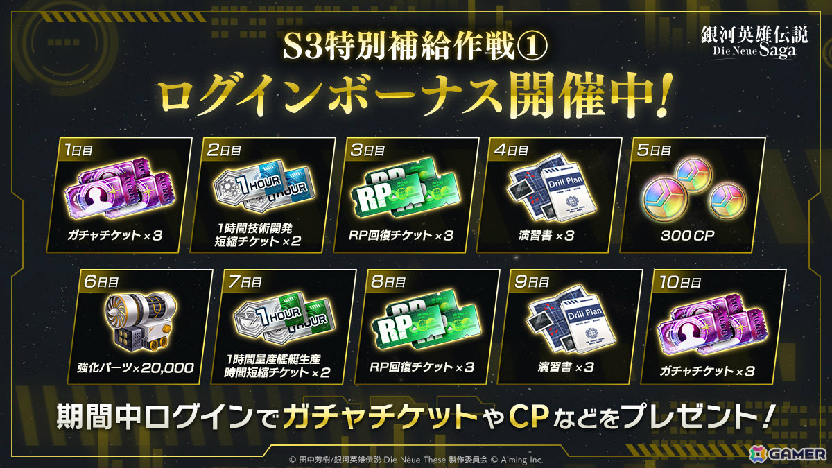 「ノイサガ」シーズン3が開幕!新個人戦術「士気回復」やミュラーのピックアップガチャなど盛りだくさんな内容にの画像