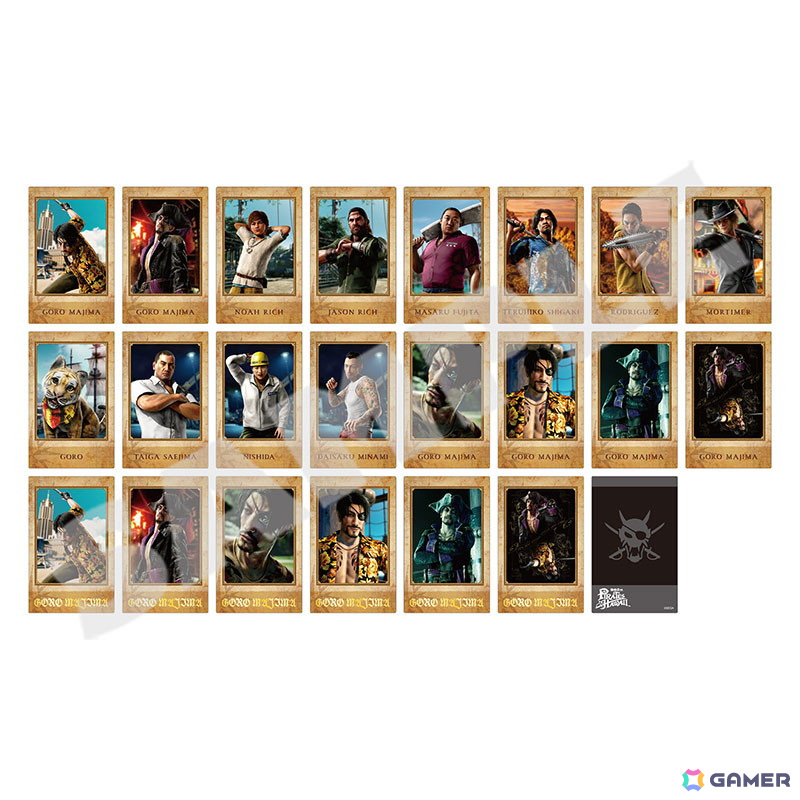 「龍が如く」グッズ自動販売機で「龍が如く8外伝」グッズが先行販売!アクリルキーホルダー、アクリルブロック、バンダナが登場の画像