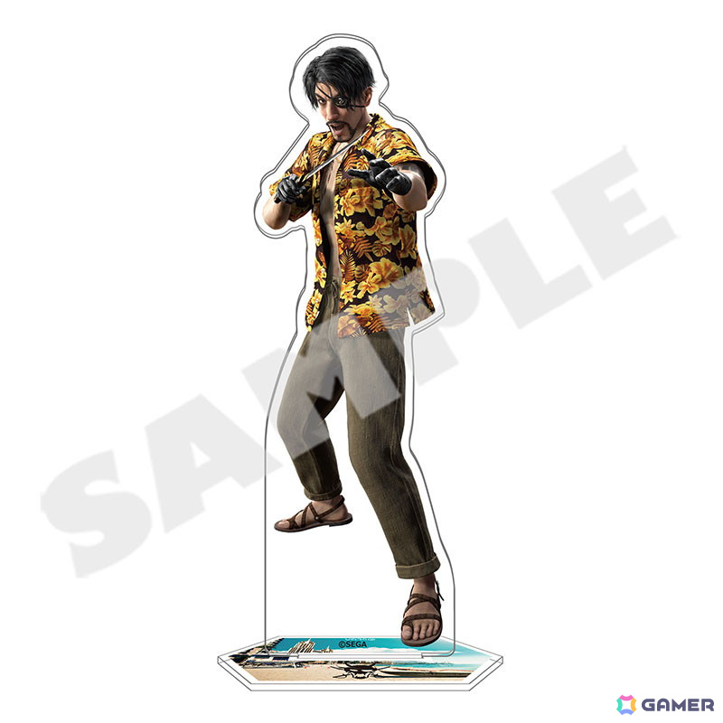 「龍が如く」グッズ自動販売機で「龍が如く8外伝」グッズが先行販売!アクリルキーホルダー、アクリルブロック、バンダナが登場の画像