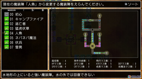 「クラシックダンジョンX3」究極のやりこみ要素「魔装陣」の詳細を紹介！新たに「条件によって分岐する魔装陣」も登場の画像25