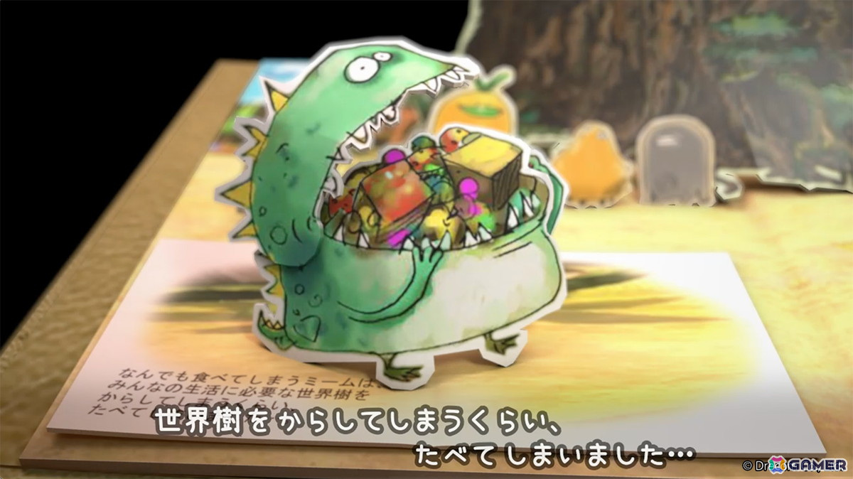 「はらぺこミーム」飛び出す絵本となって物語を紡ぐオープニング映像が公開！Steamでは体験版が配信中の画像3