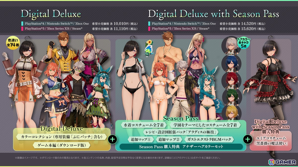「ユミアのアトリエ」アバンタイトルムービーや新ビジュアルが公開!年齢、戦闘スタイルなどのキャラクタープロフィールやフィールド詳細もの画像