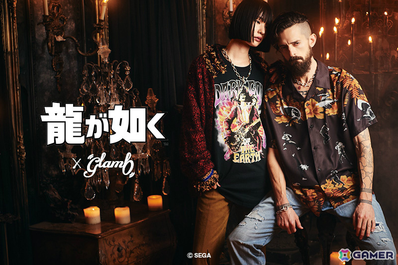龍が如く」真島吾朗とglambによるコラボアパレルの受注販売が