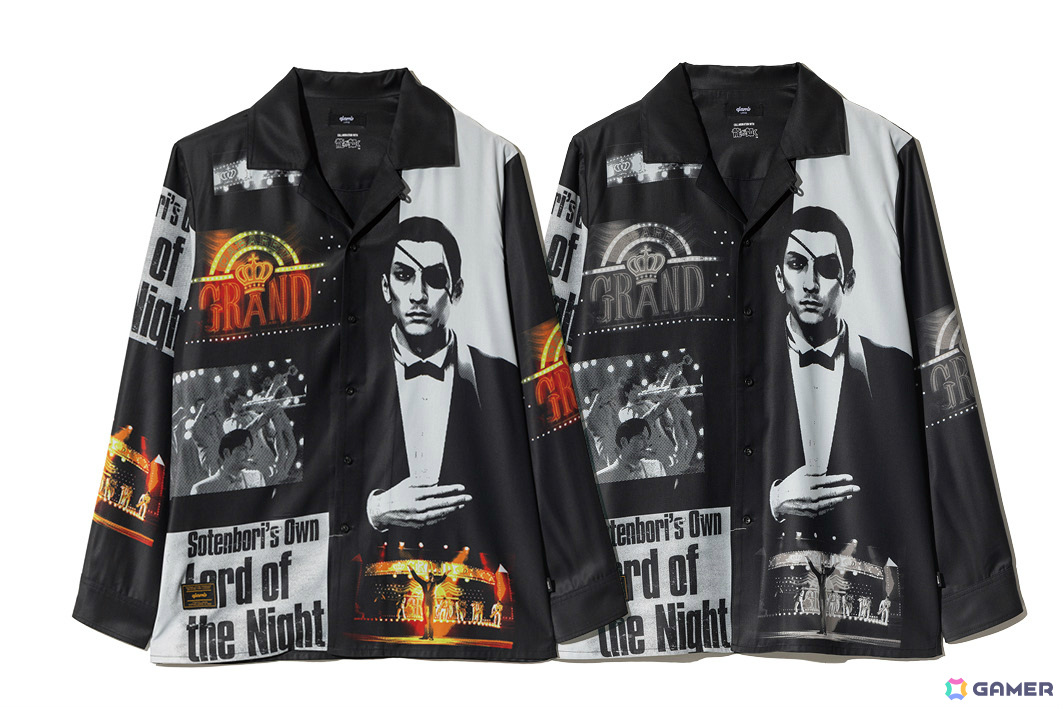 龍が如く」真島吾朗とglambによるコラボアパレルの受注販売が