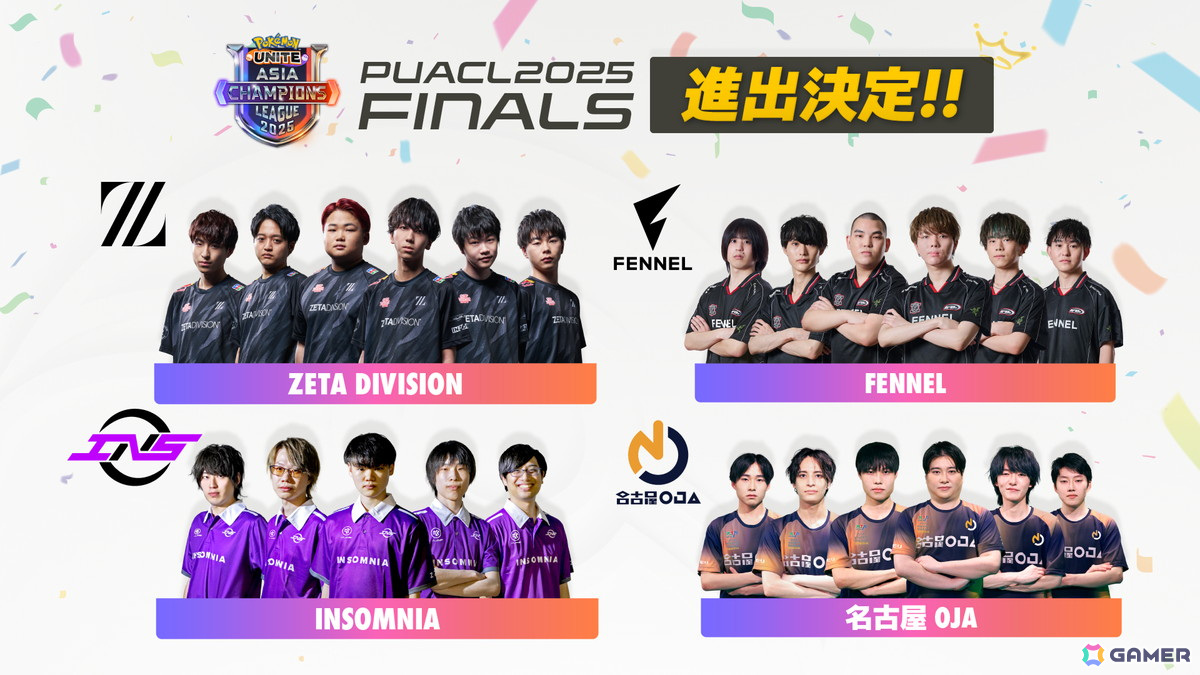 「ポケモンユナイト」初の日本リーグを制したのは「ZETA DIVISION」!アジア王者決定戦「PUACL 2025 FINALS」に進むチームも決定の画像