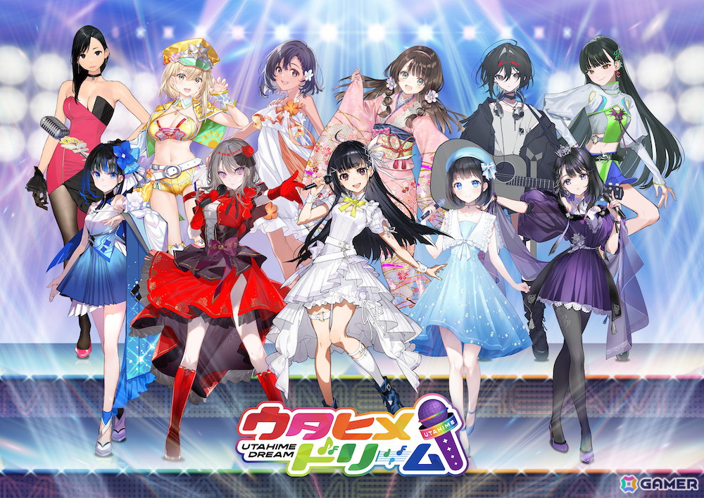 音楽プロジェクト「ウタヒメドリーム」TVアニメ化決定!2周年記念の4thライブや「青いベンチ」などの名曲をアーティストと歌唱するコラボ企画もの画像