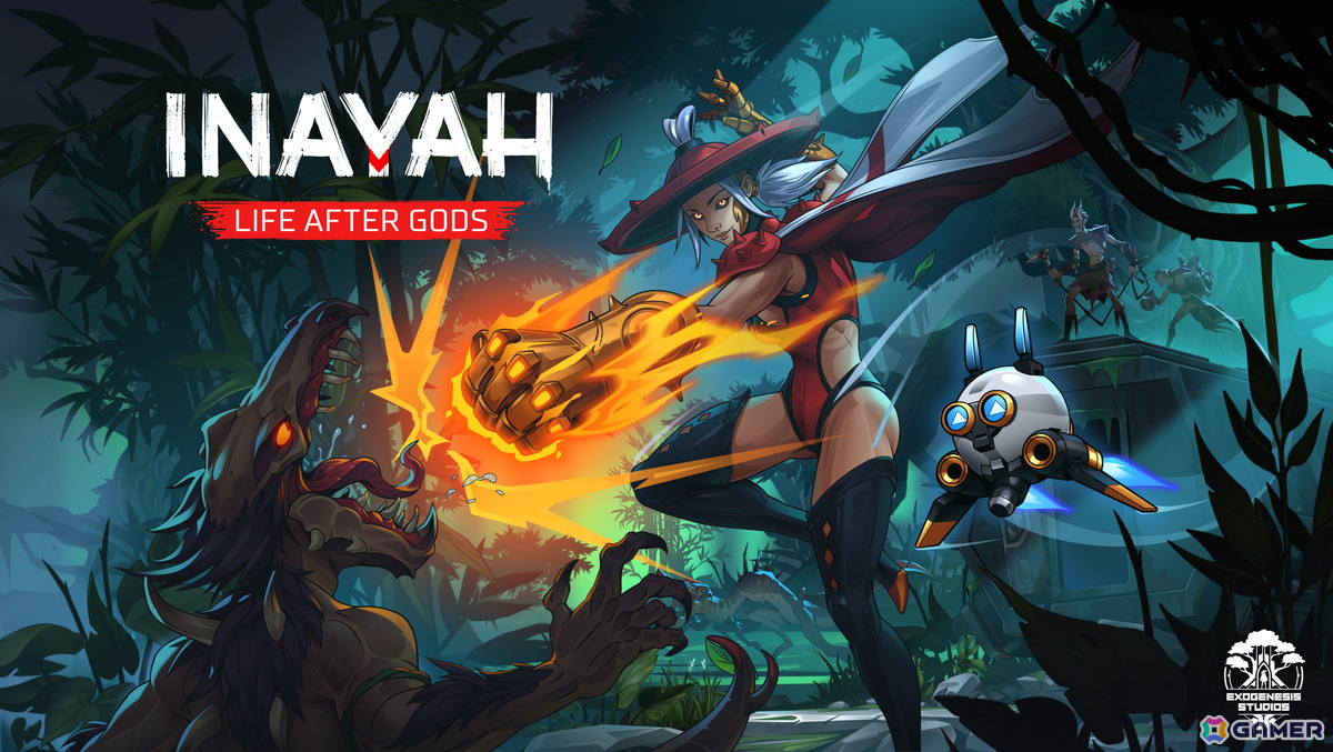 変形武器を使ったアクションが楽しめるメトロイドヴァニア「INAYAH - Life After Gods」のSteam版が2025年3月27日に発売!の画像