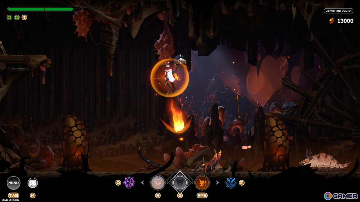 変形武器を使ったアクションが楽しめるメトロイドヴァニア「INAYAH - Life After Gods」のSteam版が2025年3月27日に発売！の画像8