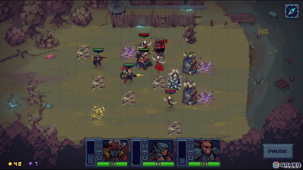 部隊のポジショニングがカギとなるローグライク・オートバトルSRPG「Deadlock Station」のデモがSteam Nextフェスで公開！の画像
