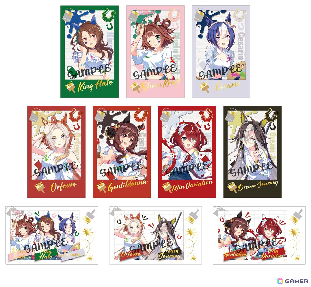 「ウマ娘 プリティーダービー NAMCO Promotion third」が開催!ペインタースタイルの限定描き下ろしイラストを使用したアイテムなどが3月14日より順次登場の画像