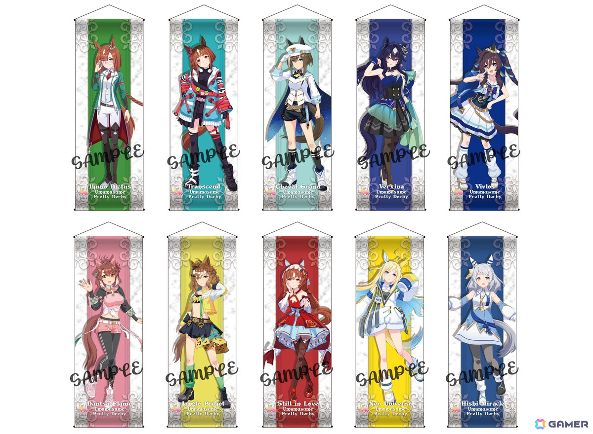 「ウマ娘 プリティーダービー NAMCO Promotion third」が開催!ペインタースタイルの限定描き下ろしイラストを使用したアイテムなどが3月14日より順次登場の画像