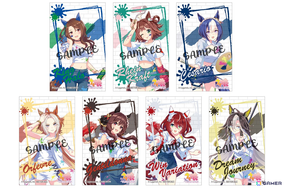 「ウマ娘 プリティーダービー NAMCO Promotion third」が開催!ペインタースタイルの限定描き下ろしイラストを使用したアイテムなどが3月14日より順次登場の画像