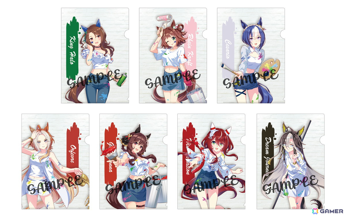 「ウマ娘 プリティーダービー NAMCO Promotion third」が開催!ペインタースタイルの限定描き下ろしイラストを使用したアイテムなどが3月14日より順次登場の画像