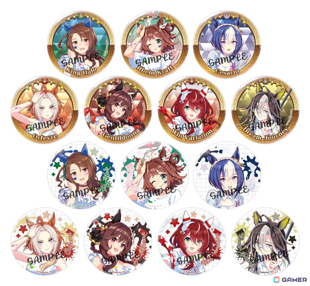 「ウマ娘 プリティーダービー NAMCO Promotion third」が開催!ペインタースタイルの限定描き下ろしイラストを使用したアイテムなどが3月14日より順次登場の画像