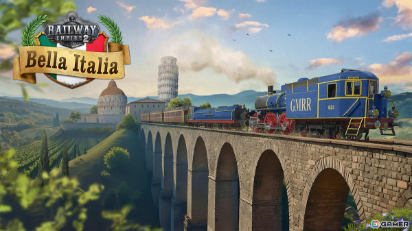 「レイルウェイ エンパイア 2」美しい景色が待つ国「イタリア」を舞台としたDLC第4弾「ベッラ イタリア」が配信!の画像1