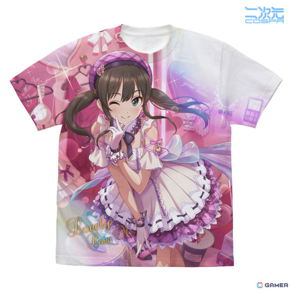 「デレマス」より「［ラブリー・ラブミー］渋谷凛 フルグラフィックTシャツ」などの新グッズが登場！の画像3