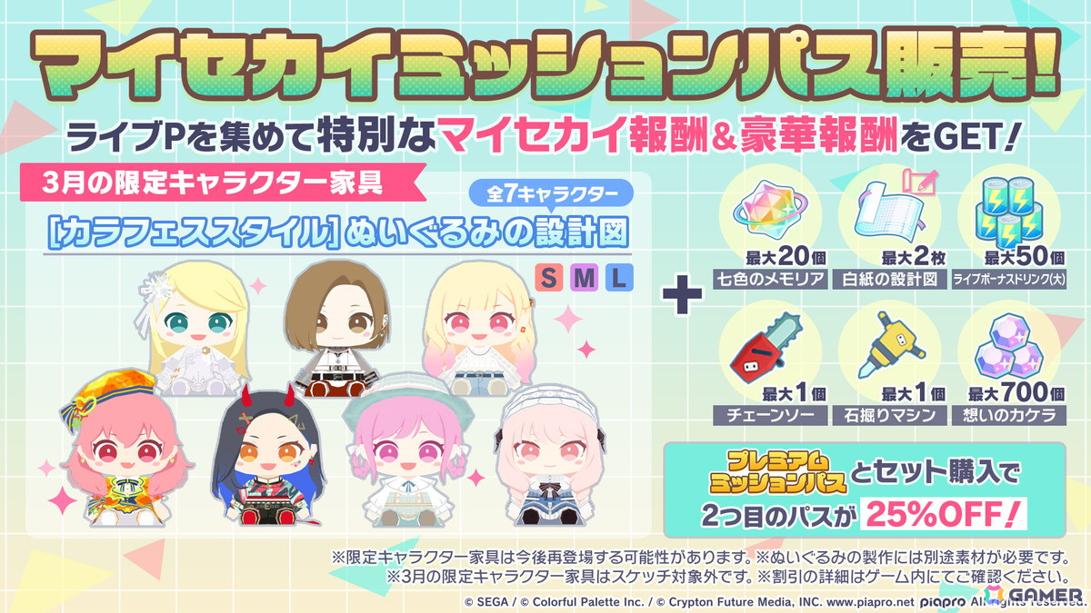 「プロセカ」クリエイターズフェスタ2025が開催決定!ビビバスのワールドリンクイベントや“ミクの日”企画、「Fire◎Flower (Rerec)」などの追加楽曲情報もの画像