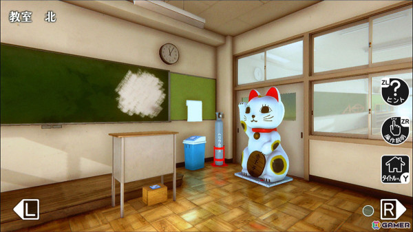 脱出ゲーム「放課後の校舎からの脱出」が3月6日にSwitchで配信！学校内に仕掛けられた謎を解いて脱出を目指そうの画像