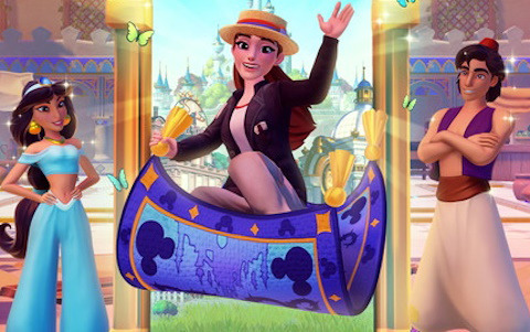 「ディズニー ドリームライトバレー」にアラジンとジャスミンが登場する無料アップデート「アグラバーの物語」が配信！