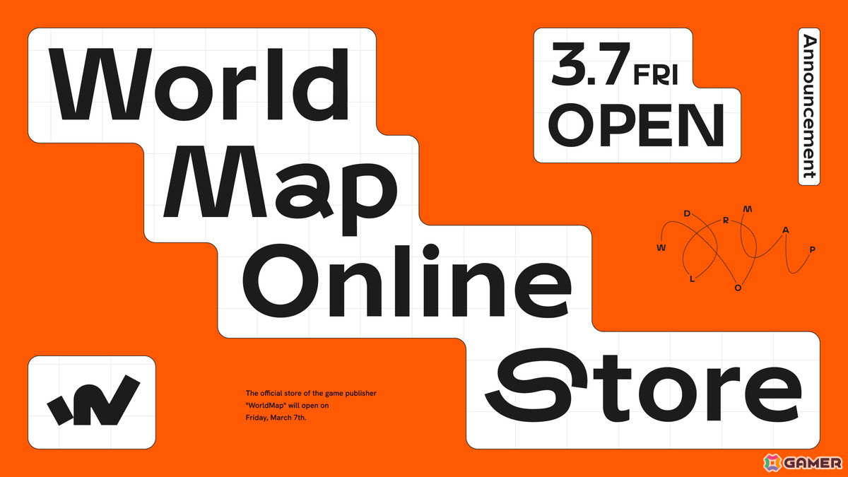 ゲームパブリッシャー「WorldMap」の公式ストアが3月7日にオープン!Steam版「さいはて駅」のリリースを記念したコラボグッズを展開の画像
