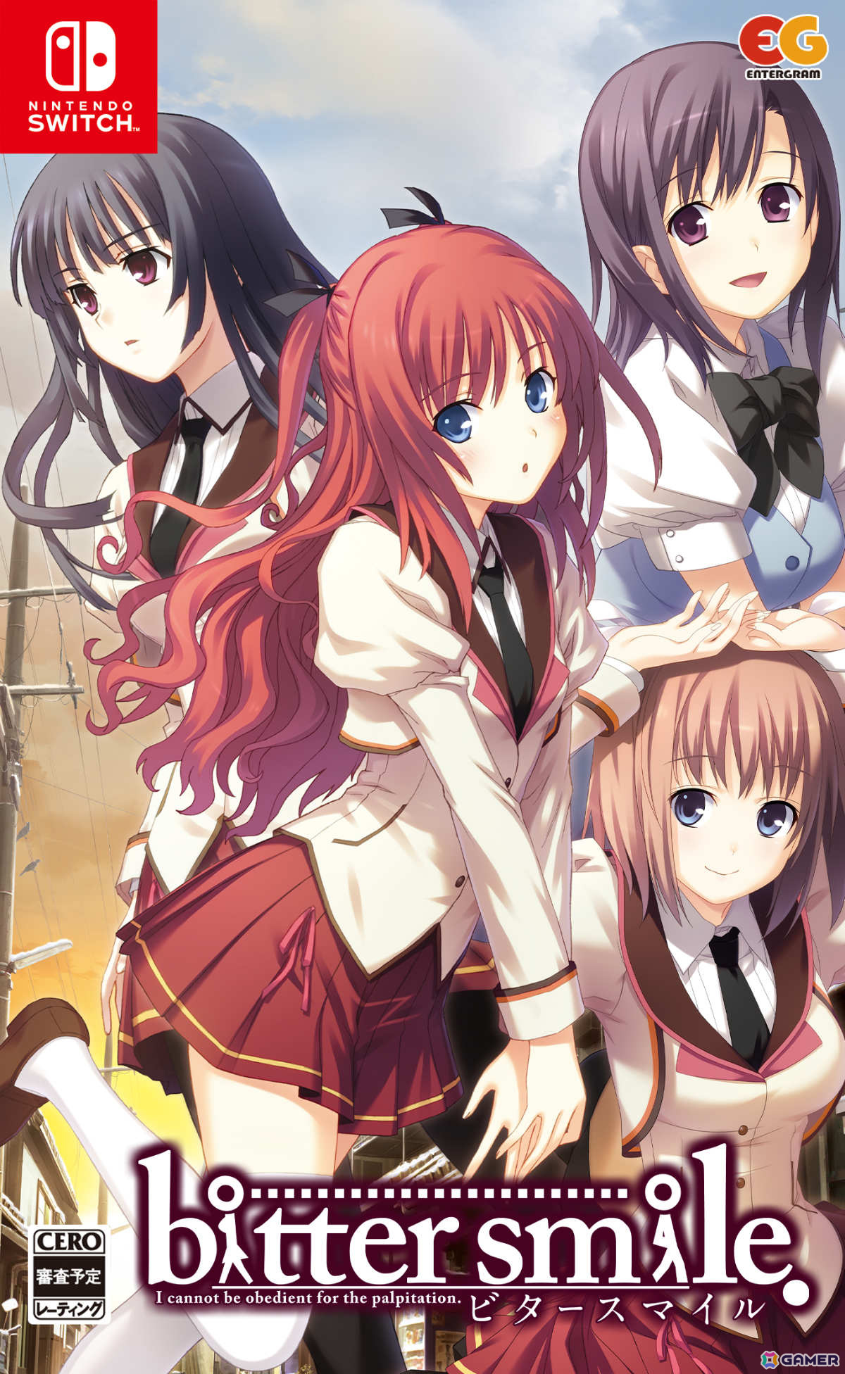 恋愛ADV「bitter smile.」がSwitchで6月26日に発売！「パルフェ」のねこにゃん氏が原画・シナリオを担当の画像1