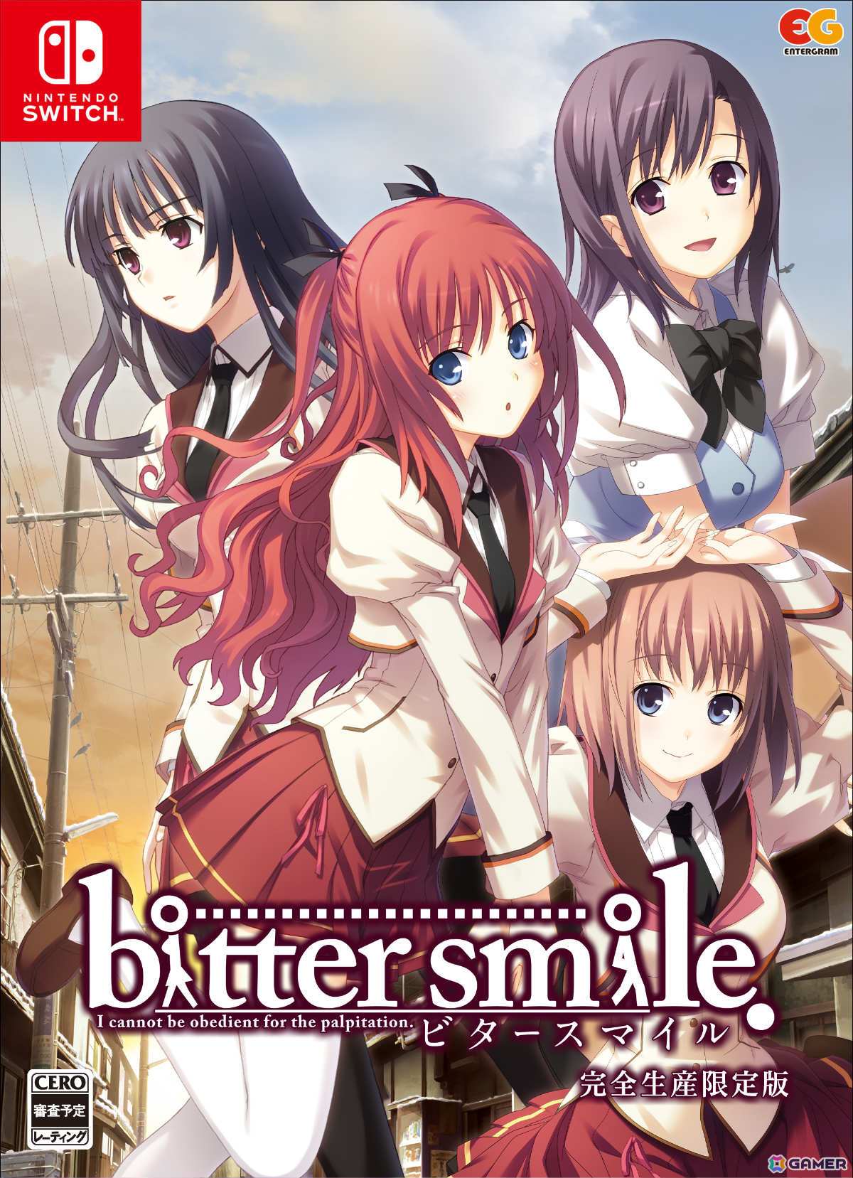 恋愛ADV「bitter smile.」がSwitchで6月26日に発売！「パルフェ」のねこにゃん氏が原画・シナリオを担当の画像2
