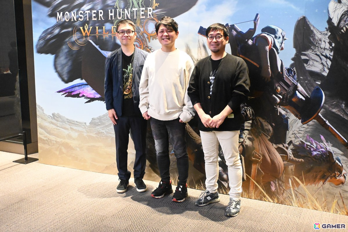 「モンスターハンターワイルズ」発売前夜イベントで辻本氏と西野さんがイャンクックに挑戦!ステージに実寸大の大タル爆弾が現れる場面もの画像