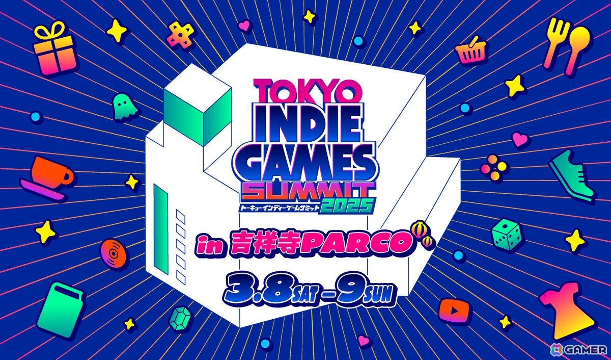 「TOKYO INDIE GAMES SUMMIT 2025」グッズやコラボイベントなどの情報が公開！3月5日にはholo indie応援大使の一条莉々華さんによる出展ゲーム紹介配信もの画像