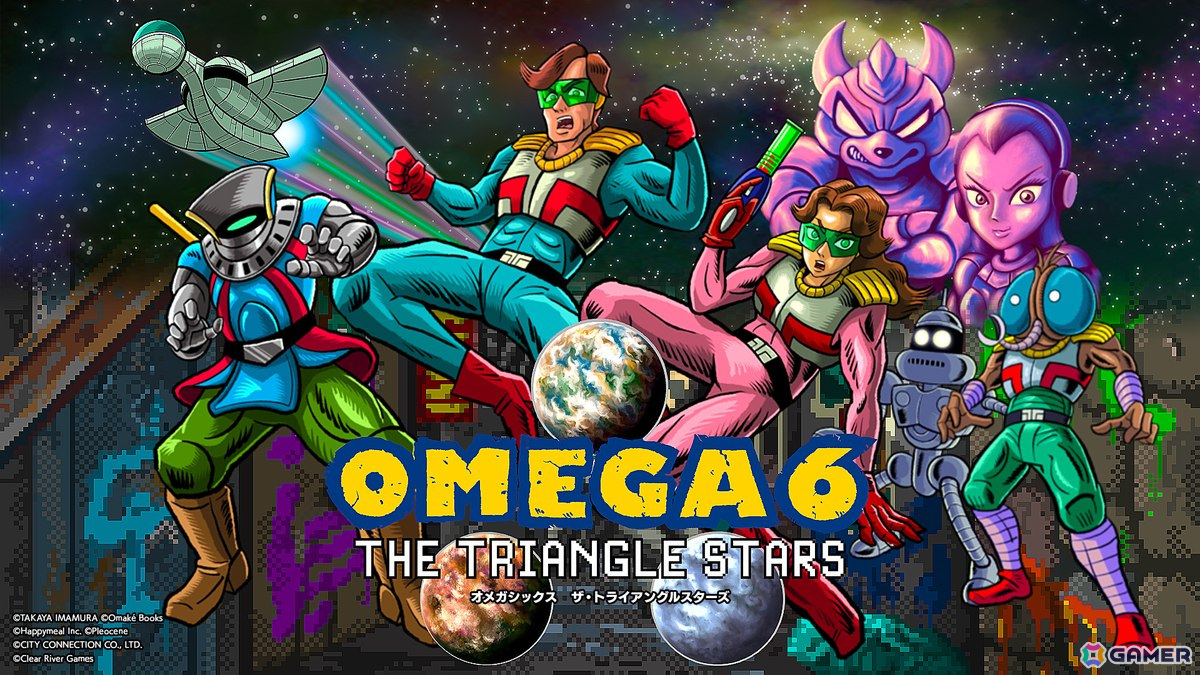 レトロフューチャーADV「OMEGA 6 The Triangle Stars」Steam版が発売!40%オフのリリース記念セールもの画像