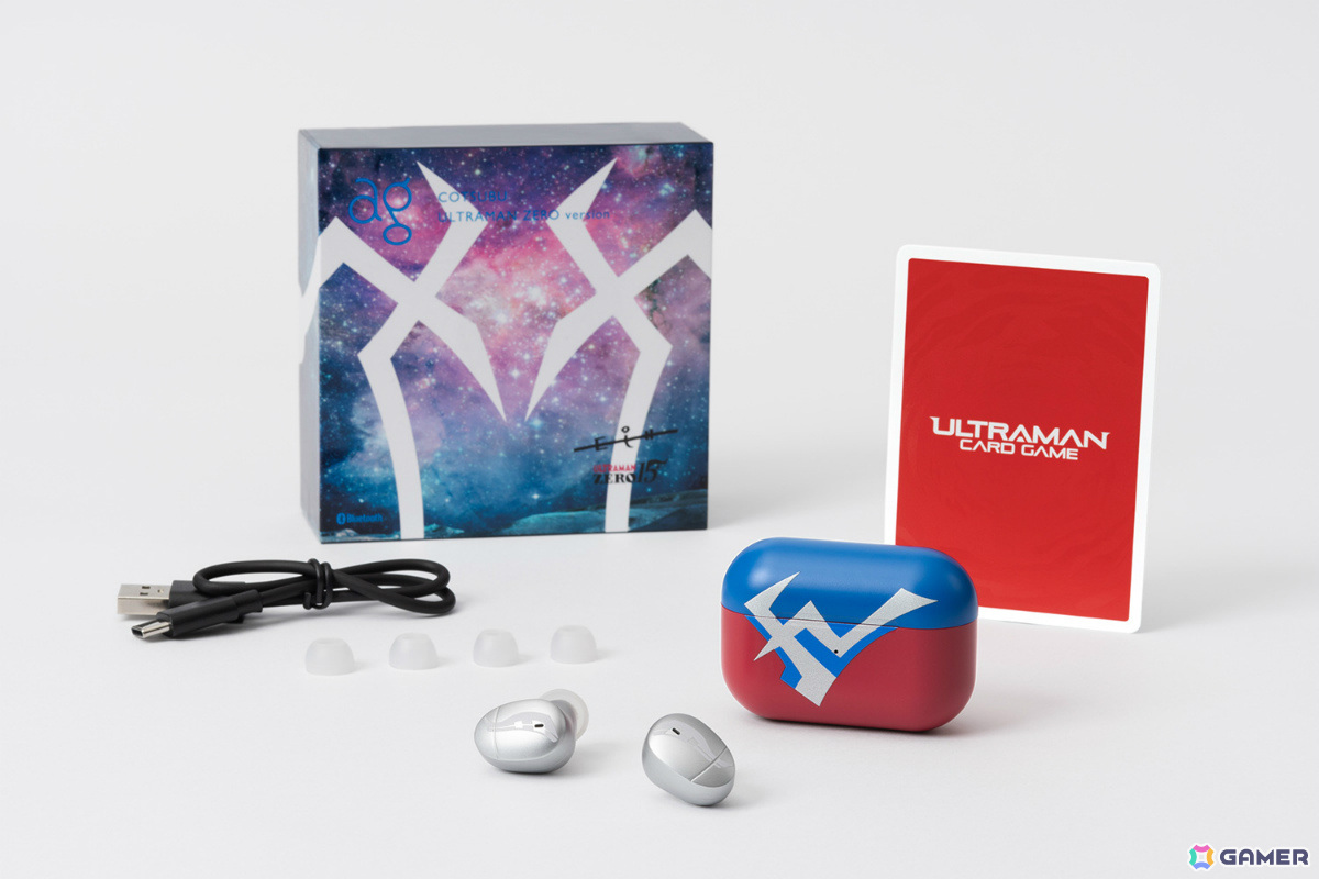 ウルトラマンゼロをモチーフにした全世界5,000台限定の完全ワイヤレスイヤホンが発売決定!購入特典は「ウルトラマン カードゲーム」の描き下ろしカードの画像