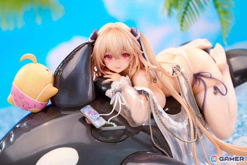 「アズレン」アンカレッジが着せ替え「ドルフィンブルー・レッスン」の姿で立体化!差し替え可能な表情パーツ「拗ね顔」も付属の画像
